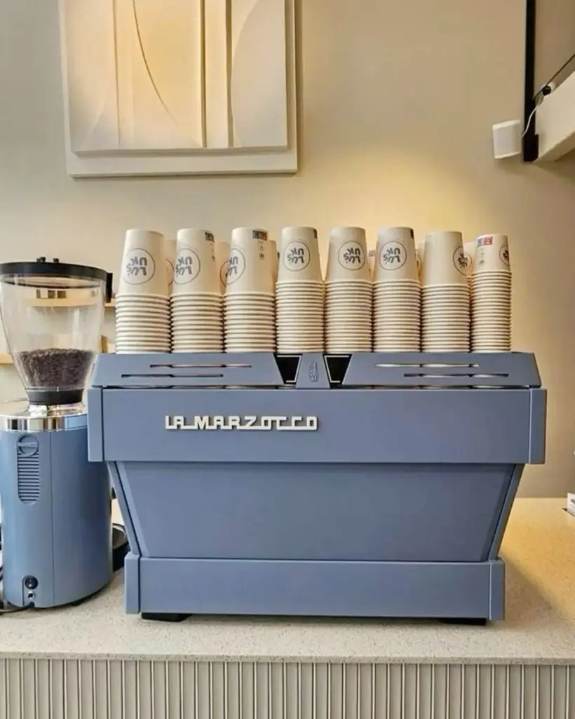 Diseño de feed de Instagram — concepto de café