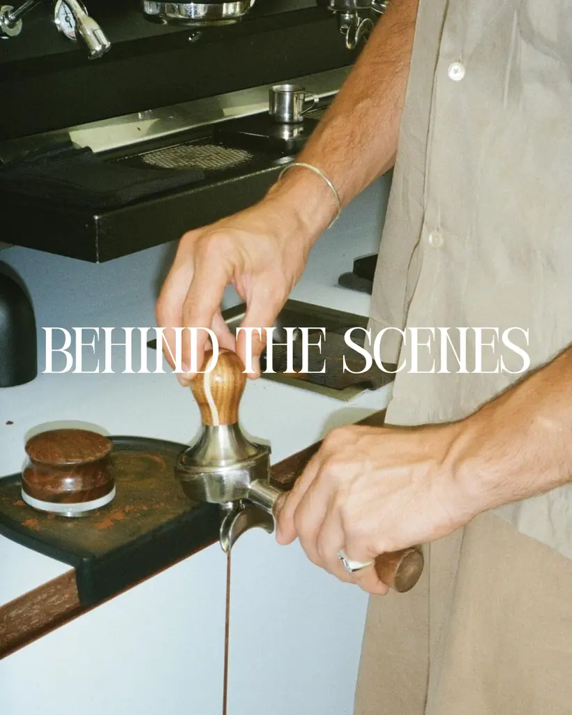Diseño de feed de Instagram — concepto de café
