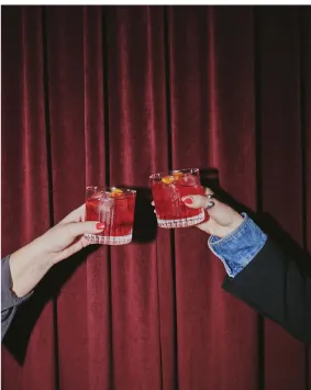 Diseño de feed de Instagram — concepto de coctelería